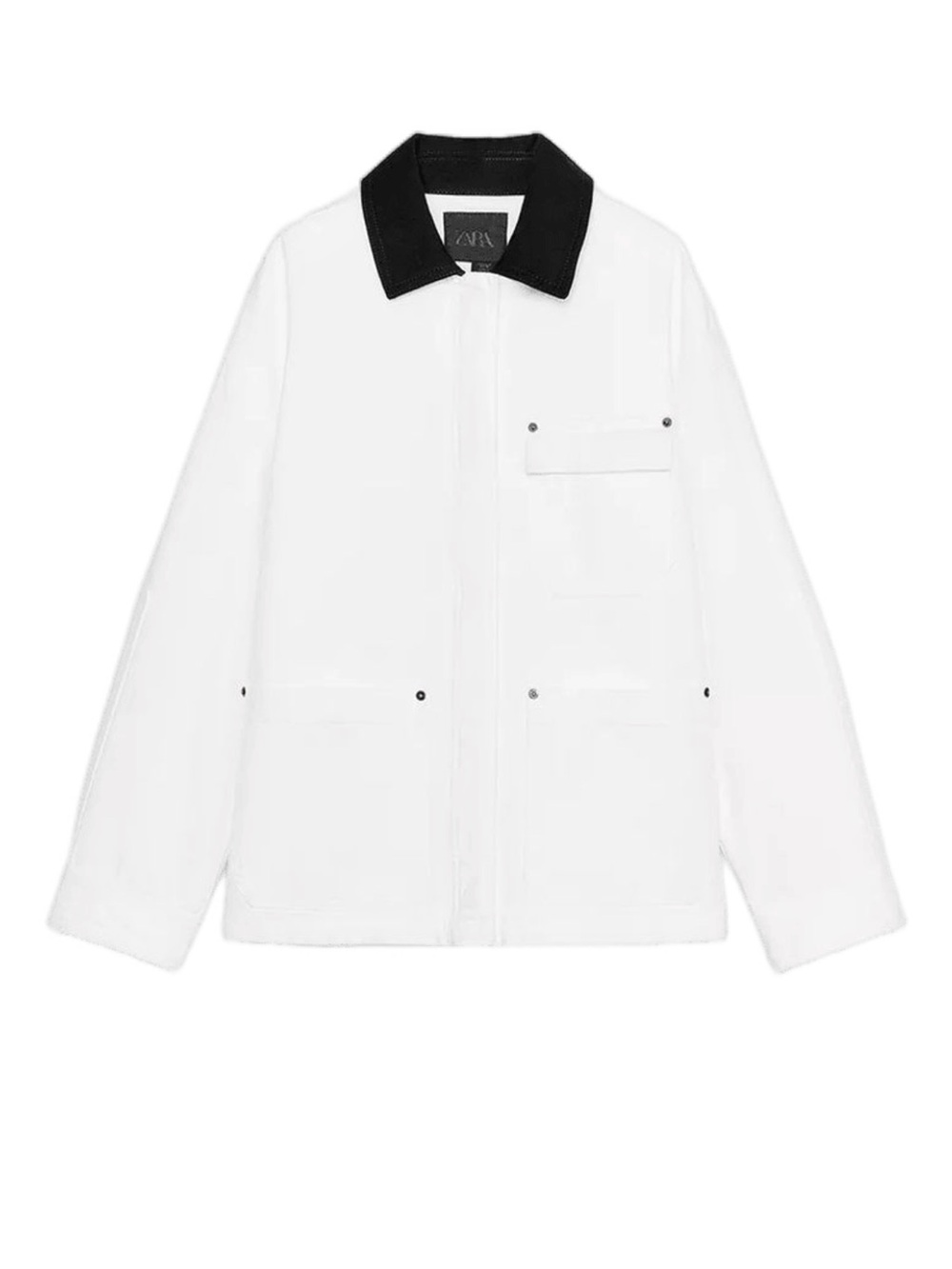 Zara Contrast Collar Overshirt/Jacket